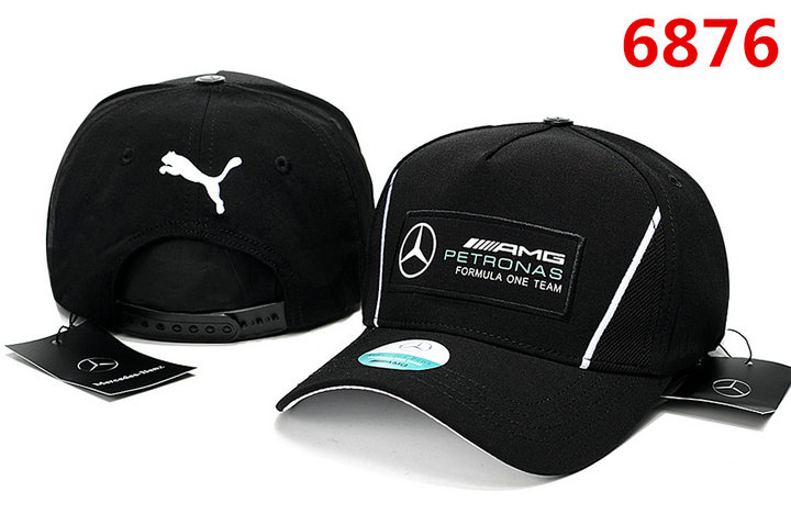 Casquette Mercedes AMG Petronas F1 Classique Chapeau de Soleil Réglable Anti-Soleil